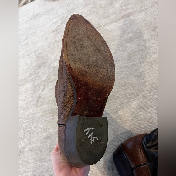 Justin Boots Western Leather Cowboy Boots - Men's 8.5 🔹 Model: 9009 48746 2 - Picture 4 of 5